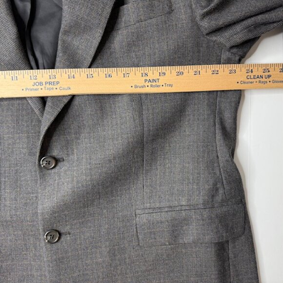 Ralph Lauren Men’s Blazer 44R Gray Wool Cashmere Sport Coat Jacket 2-Button RRL - Picture 9 of 13
